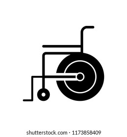 Vector icon for wheelchair 