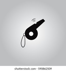 vector icon whistle
