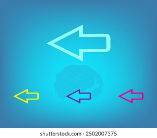 Vector icon of white color on a gray background
