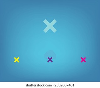 Vector icon of white color on a gray background