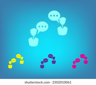 Vector icon of white color on a gray background