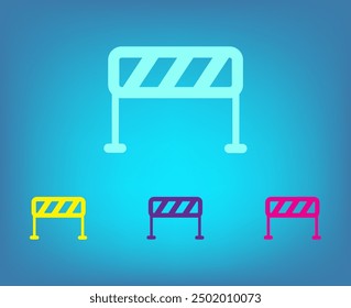 Vector icon of white color on a gray background