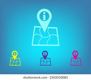 Vector icon of white color on a gray background