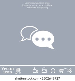 Icono de Vector de color blanco sobre un fondo gris
