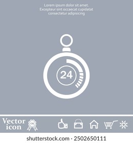 Icono de Vector de color blanco sobre un fondo gris