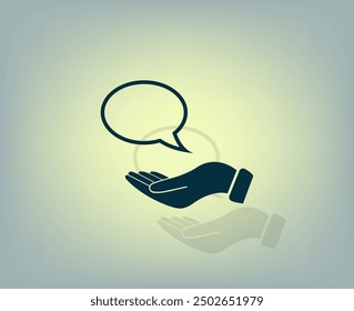 Icono de Vector de color blanco sobre un fondo gris