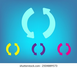Vector icon of white color on a gray background