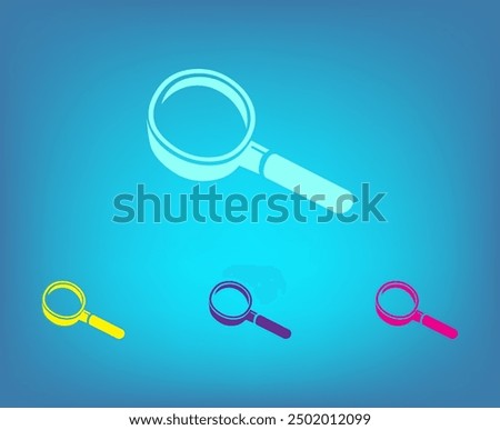Vector icon of white color on a gray background