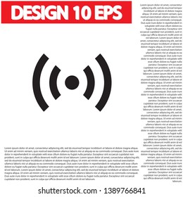 vector icon Wi-Fi . Lorem Ipsum Illustration design
