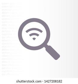 vector icon Wi-Fi . Lorem Ipsum Illustration design