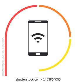 vector icon Wi-Fi . Lorem Ipsum Illustration design