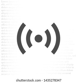 vector icon Wi-Fi . Lorem Ipsum Illustration design