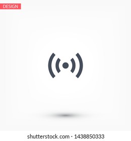 vector icon Wi-Fi . Lorem Ipsum Illustration design