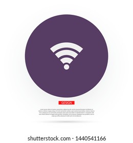 vector icon Wi-Fi . Lorem Ipsum Illustration design