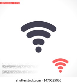 vector icon Wi-Fi . Lorem Ipsum Illustration design