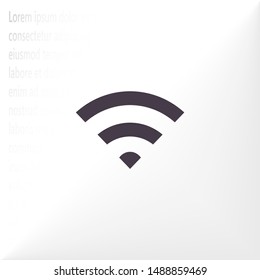 vector icon Wi-Fi . Lorem Ipsum Illustration design