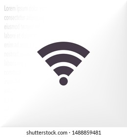 vector icon Wi-Fi . Lorem Ipsum Illustration design