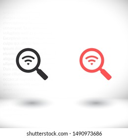 vector icon Wi-Fi . Lorem Ipsum Illustration design