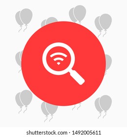 vector icon Wi-Fi . Lorem Ipsum Illustration design