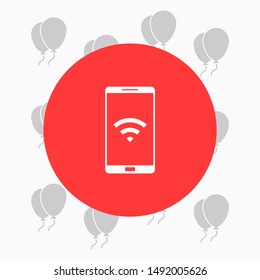 vector icon Wi-Fi . Lorem Ipsum Illustration design