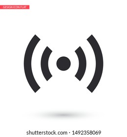 vector icon Wi-Fi . Lorem Ipsum Illustration design