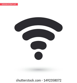 vector icon Wi-Fi . Lorem Ipsum Illustration design