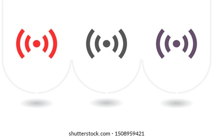 vector icon Wi-Fi . Lorem Ipsum Illustration design