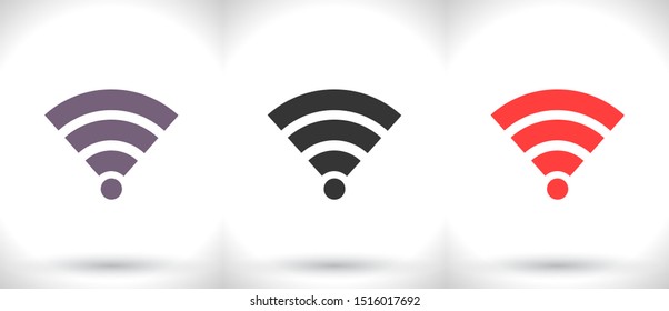 vector icon Wi-Fi . Lorem Ipsum Illustration design