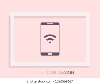 vector icon Wi-Fi . Lorem Ipsum Illustration design