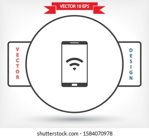 vector icon Wi-Fi . Lorem Ipsum Illustration design
