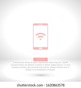 icono vector WiFi . Diseño de ilustración de Lorem Ipsum