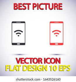 vector icon Wi-Fi . Lorem Ipsum Illustration design