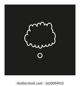 vector icon with wig shape and clown nose