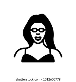 Vector icon for women