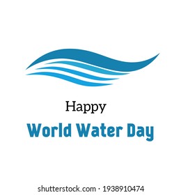 Vector icon world water day
