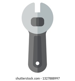 Vector icon of wrench or tools construction flat style