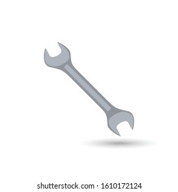 vector icon wrench tools for repair tool kit sign, flat design style