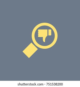 Vector icon of zoom. Eps-10.