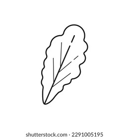 Vector Icon.Greens.Salad.On White Background.Leaf. Keto Products.Diet.Web Design.Social Media.Print for Textile.Infographics. Food.Garden.Summer.Food. On White Background.Vegetables.Fruits.EPS 10.