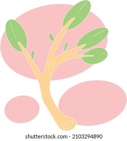 vector icon.Hand drawn vector illustration.abstract elements in flat styleю.doodle. Herbs, botanical elements. Used for greeting cards and invitations.