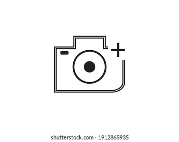 Vektorsymbole fügen Fotos hinzu, Web-Design fügt Fotos hinzu, fügen Dateien, Symbole, Logos, Illustrationen und Vektorgrafiken hinzu.