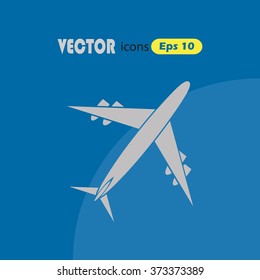 Vector icons aircraft