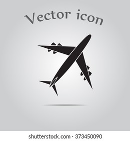 Vector icons aircraft