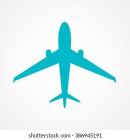 Vector icons aircraft