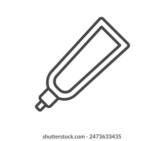 Vector icons of beauty, cosmetics and care. Bottle, jar, shower gel, face cream, body lotion, spray, ointment, paste.