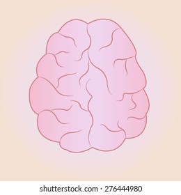Vector icons brain tumor