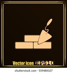Vector icons brickwork