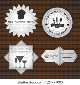 vector icons / cafe and restaurant