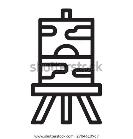 Vector Icons Canvas Lineal Style. Pixel Perfect and Editable Stroke.