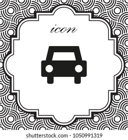 vector icons of car